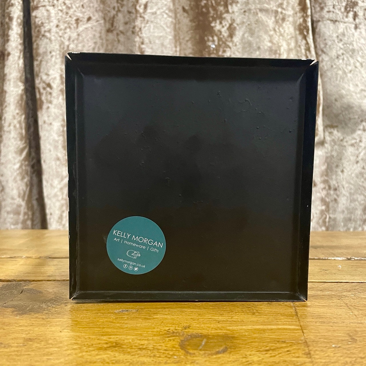 Frosted stag~ One of a kind lantern