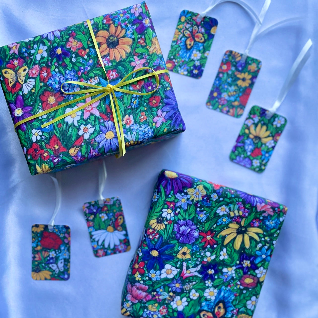 Summertime~Gift wrap & Butterfly tag