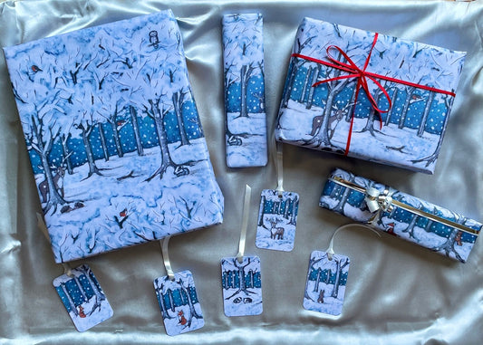 Wintertime~Gift wrapping paper