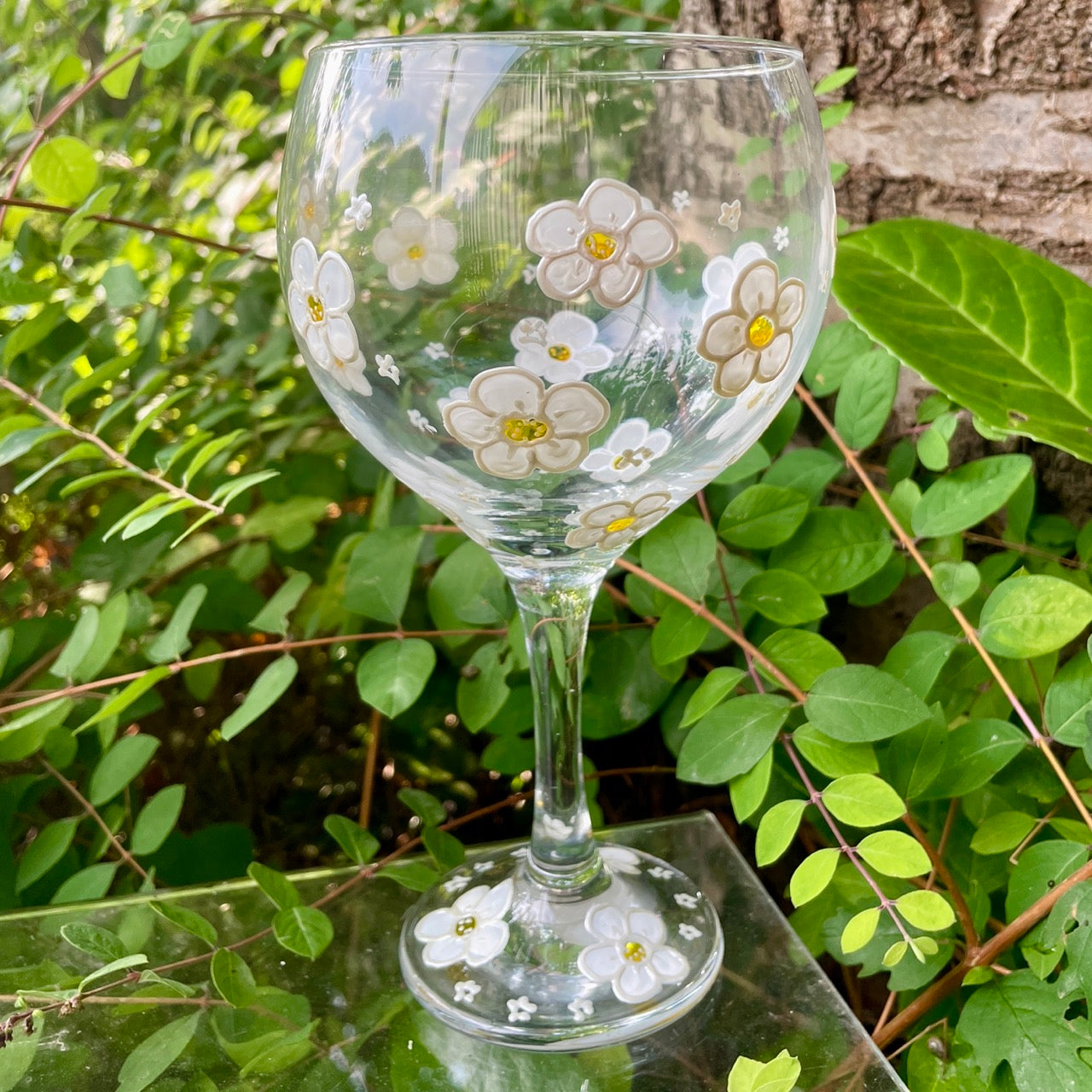 Daisy~ Gin glass
