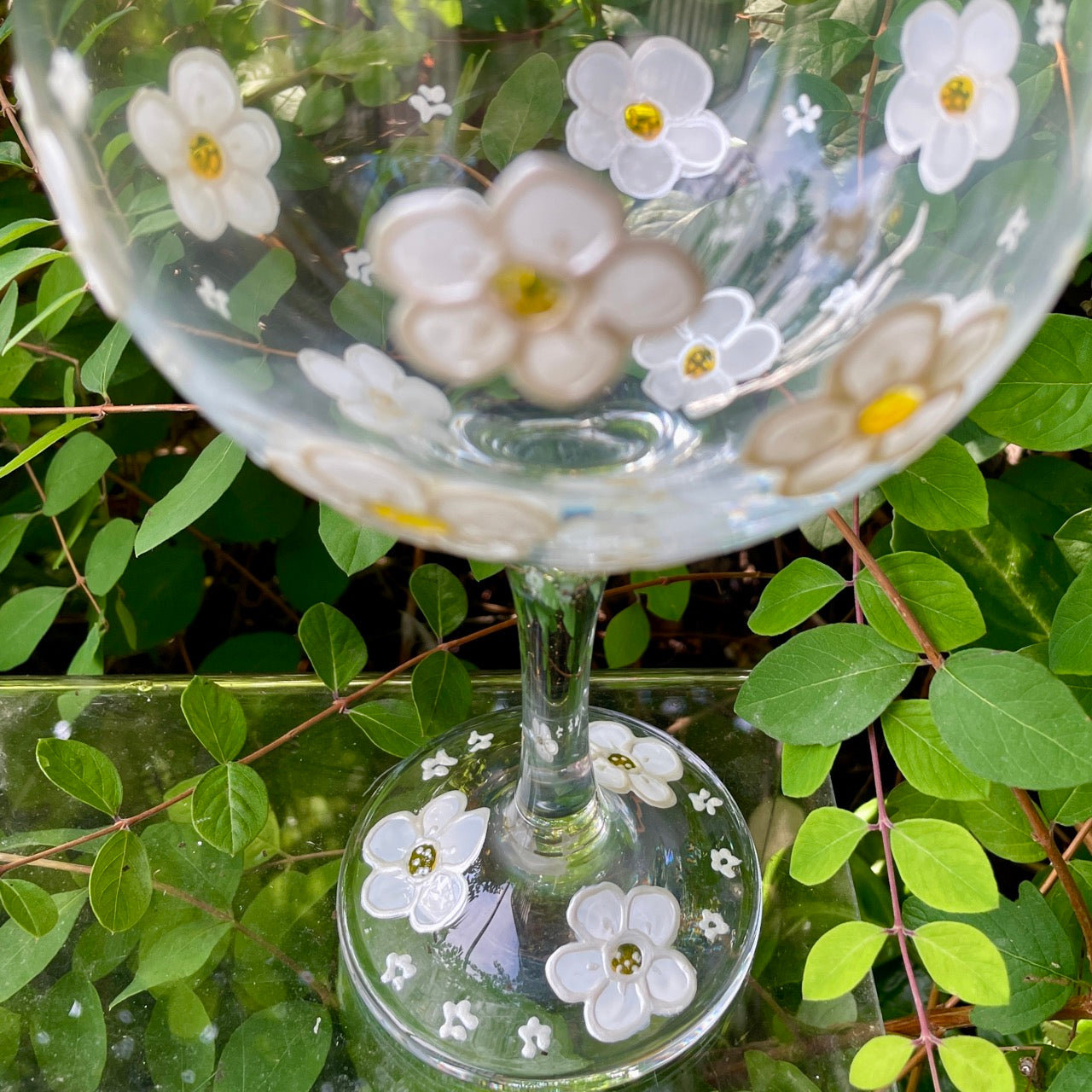 Daisy~ Gin glass