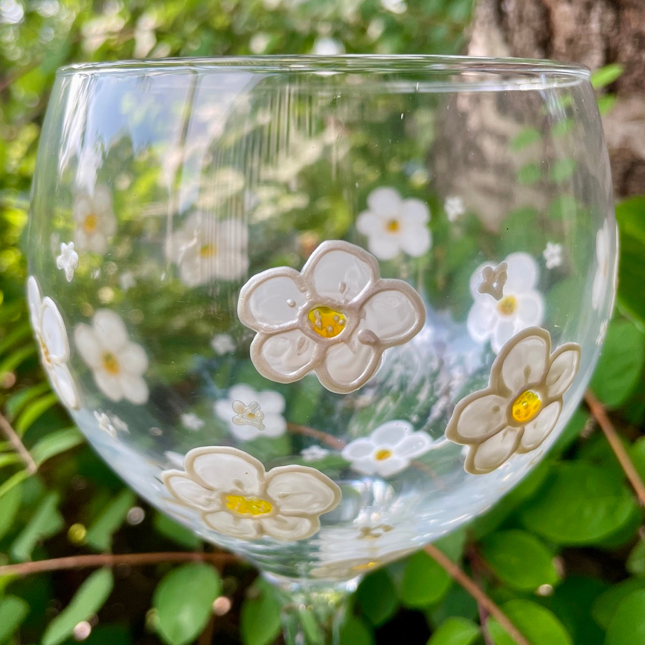 Daisy~ Gin glass