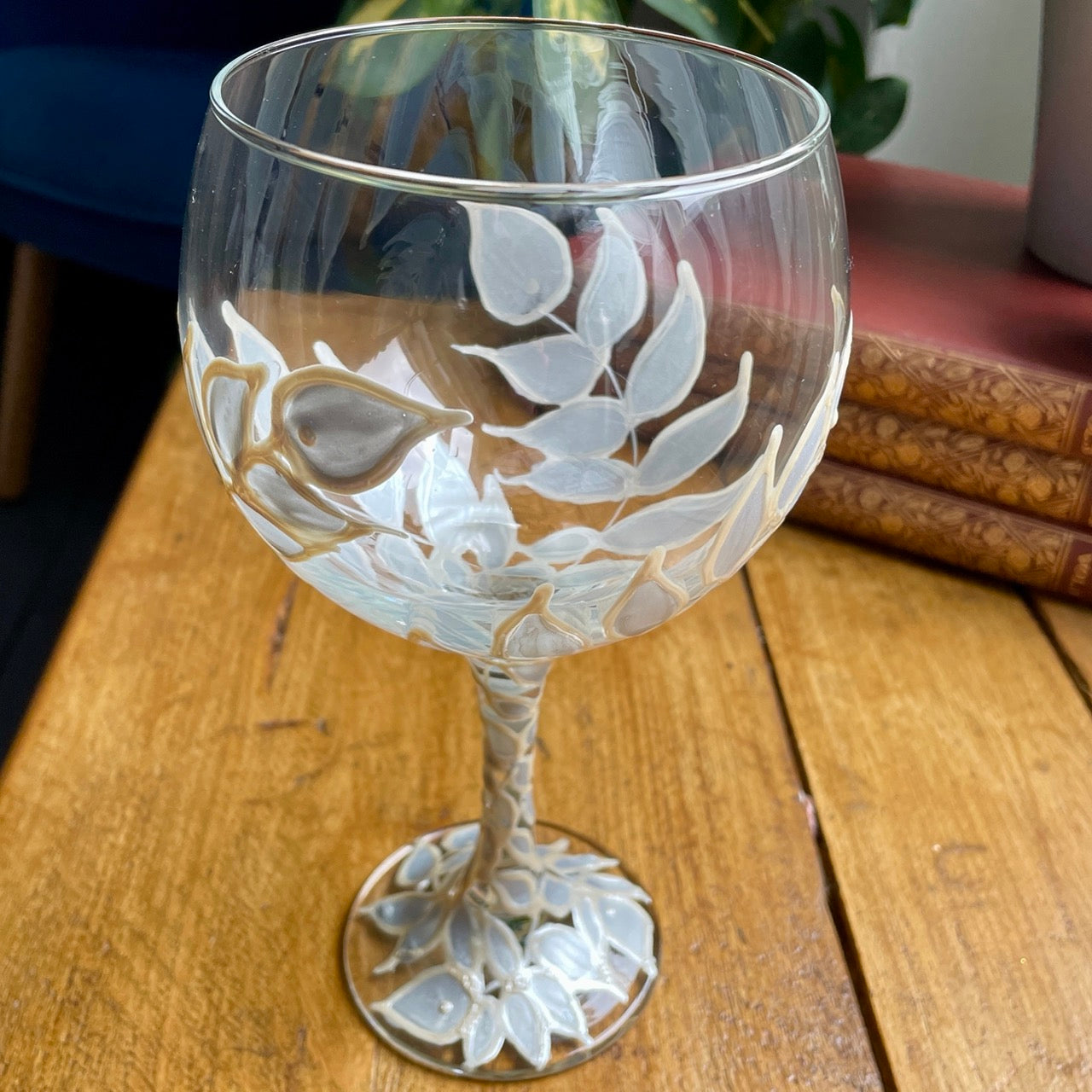 Silver leaves~ Gin glass