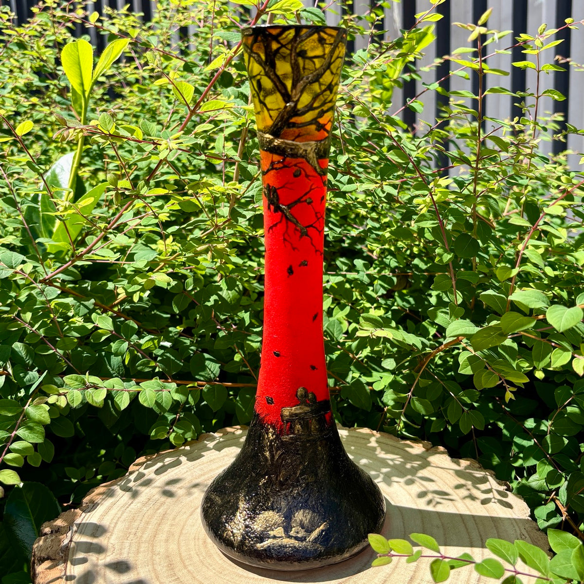 Golden hour~ one of a kind vase