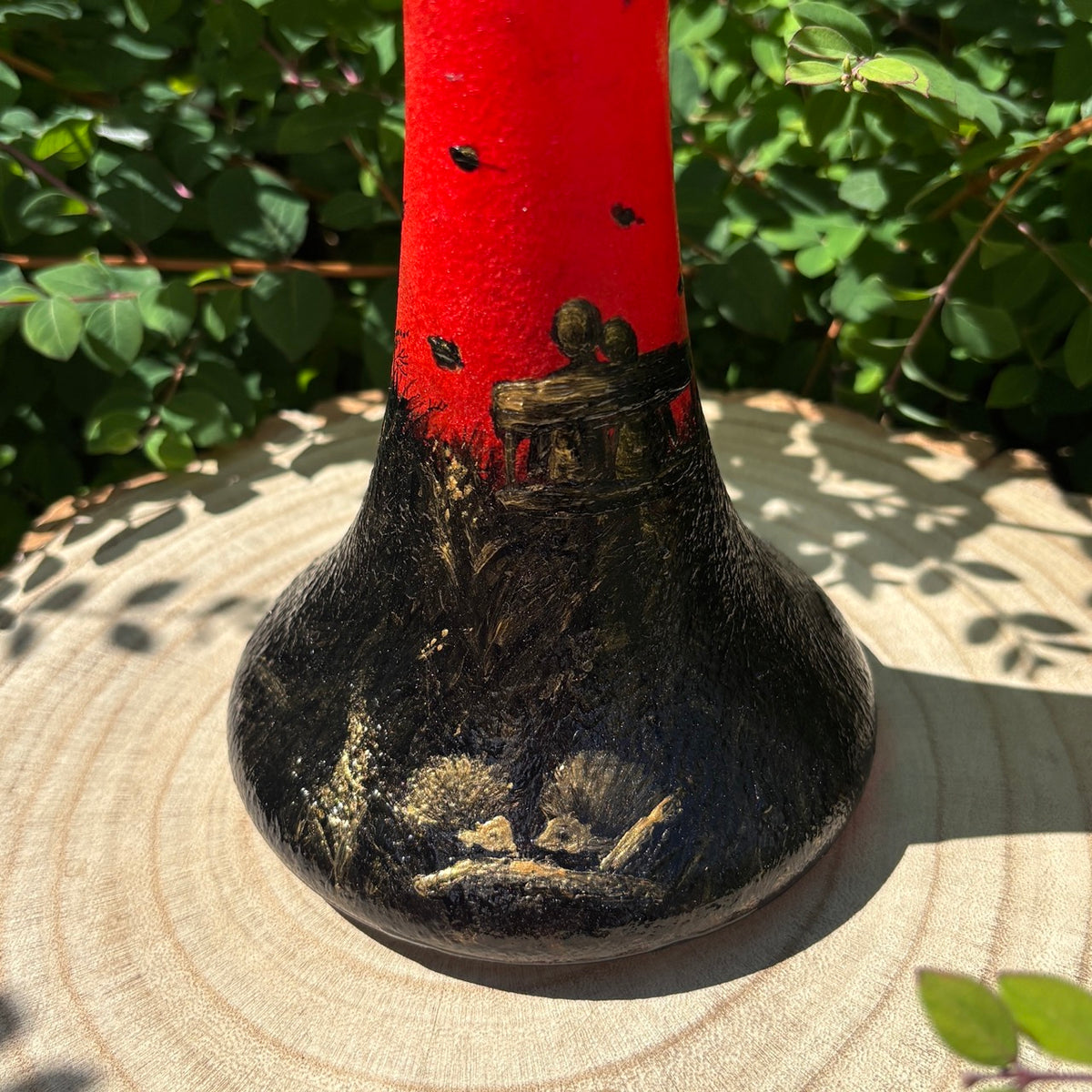 Golden hour~ one of a kind vase