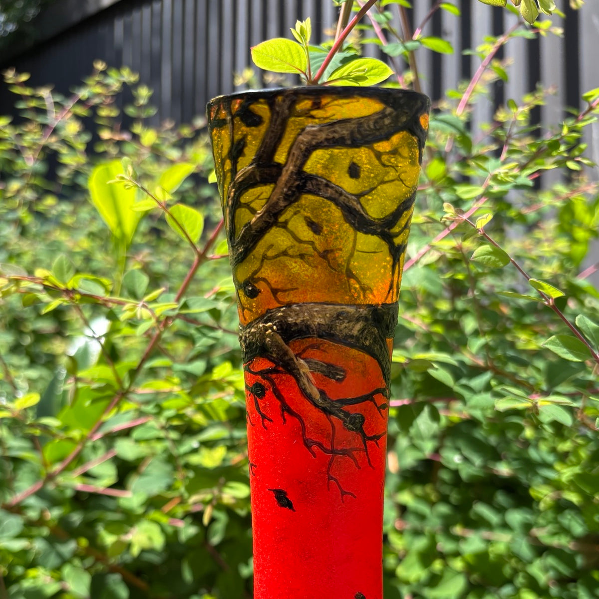 Golden hour~ one of a kind vase