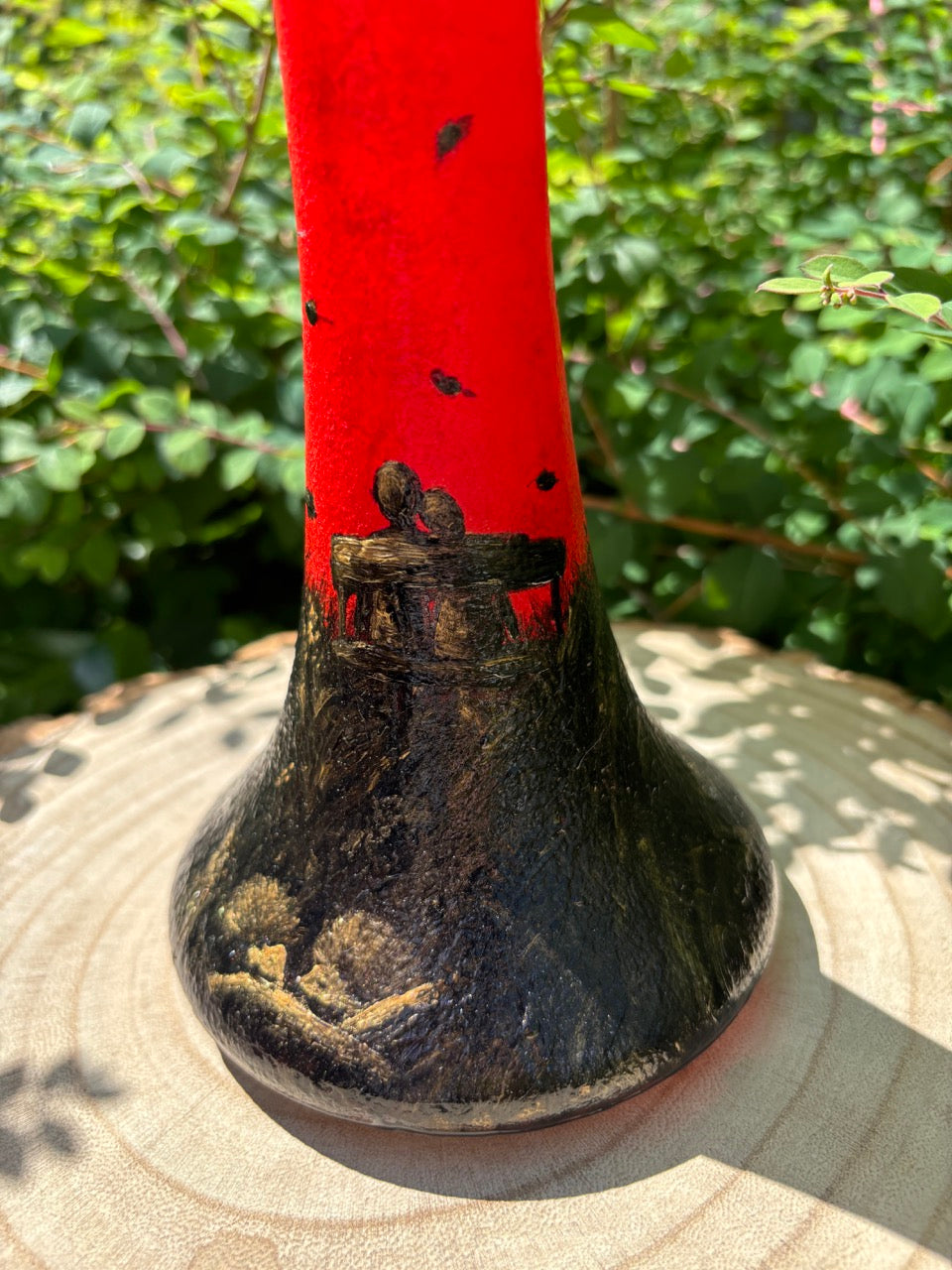 Golden hour~ one of a kind vase