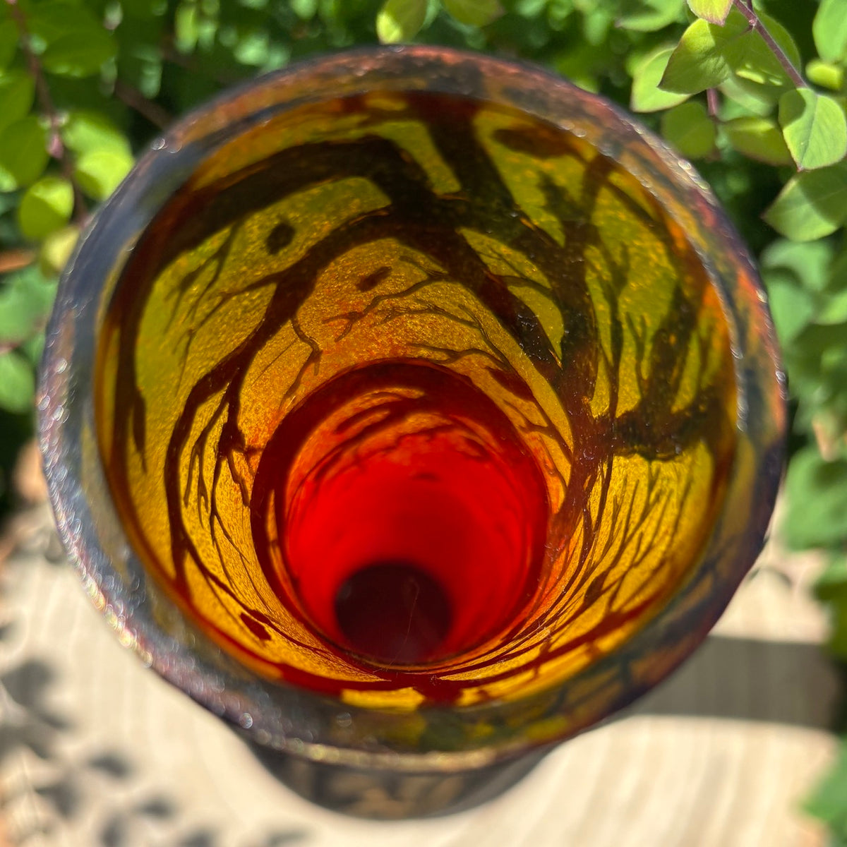 Golden hour~ one of a kind vase