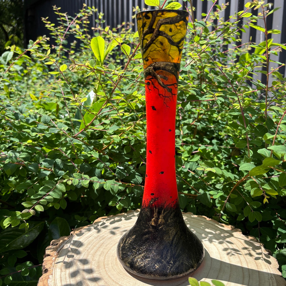 Golden hour~ one of a kind vase