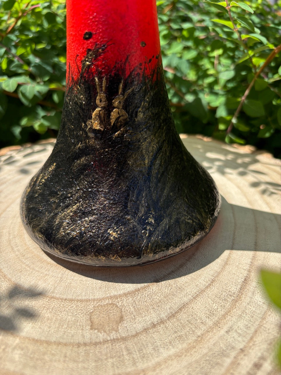 Golden hour~ one of a kind vase