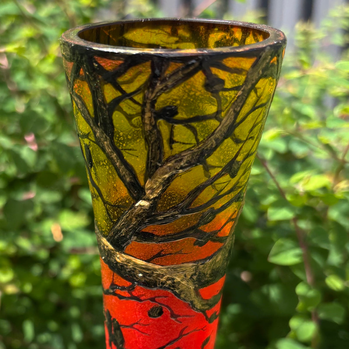 Golden hour~ one of a kind vase
