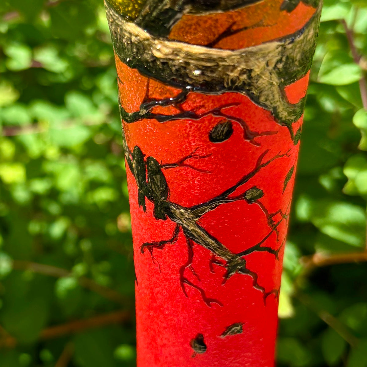 Golden hour~ one of a kind vase