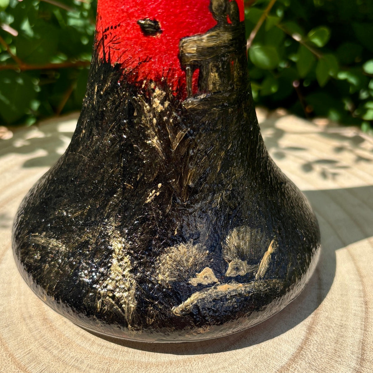 Golden hour~ one of a kind vase