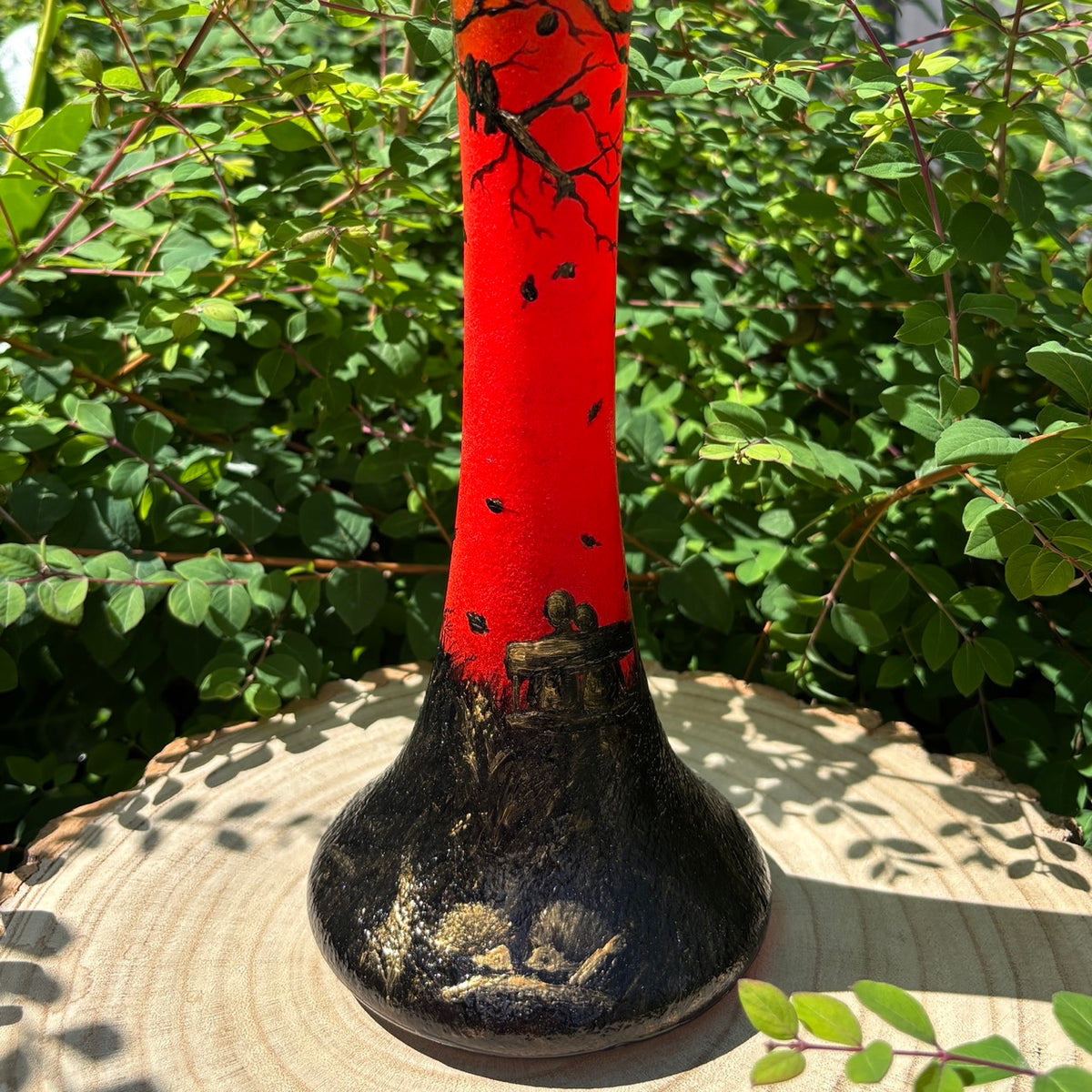 Golden hour~ one of a kind vase