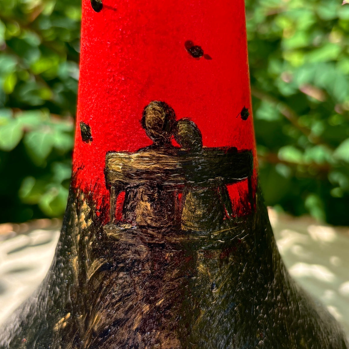 Golden hour~ one of a kind vase