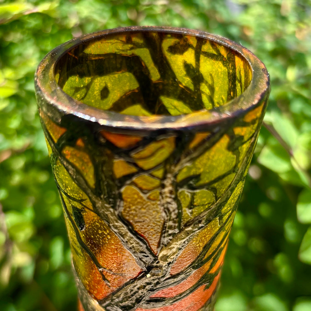 Golden hour~ one of a kind vase