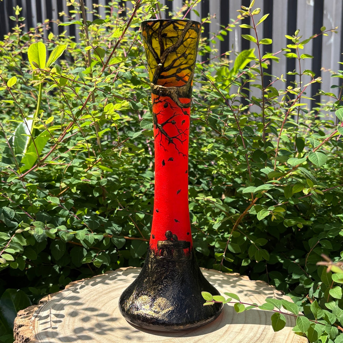 Golden hour~ one of a kind vase