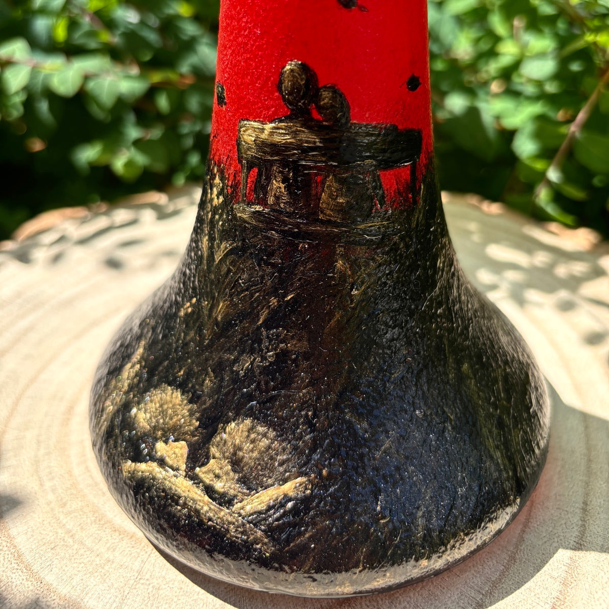 Golden hour~ one of a kind vase