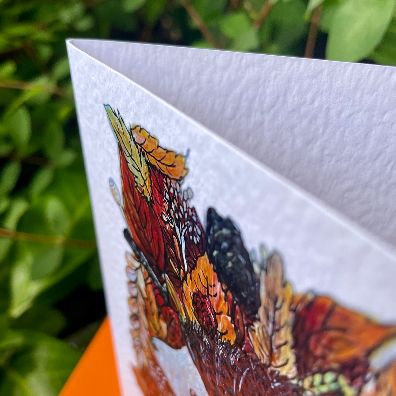 Card~Hedgehog in Autumn