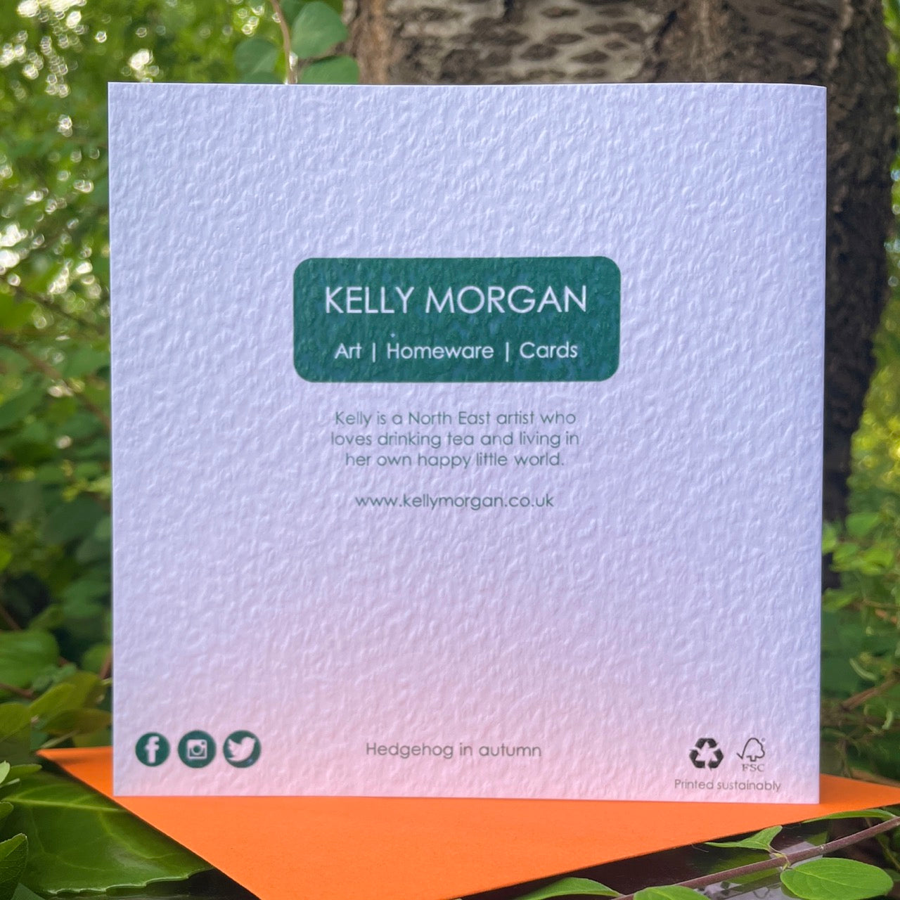 Card~Hedgehog in Autumn