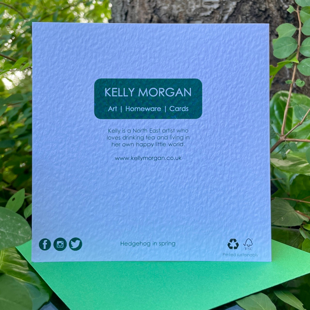 Card~Hedgehog in Spring