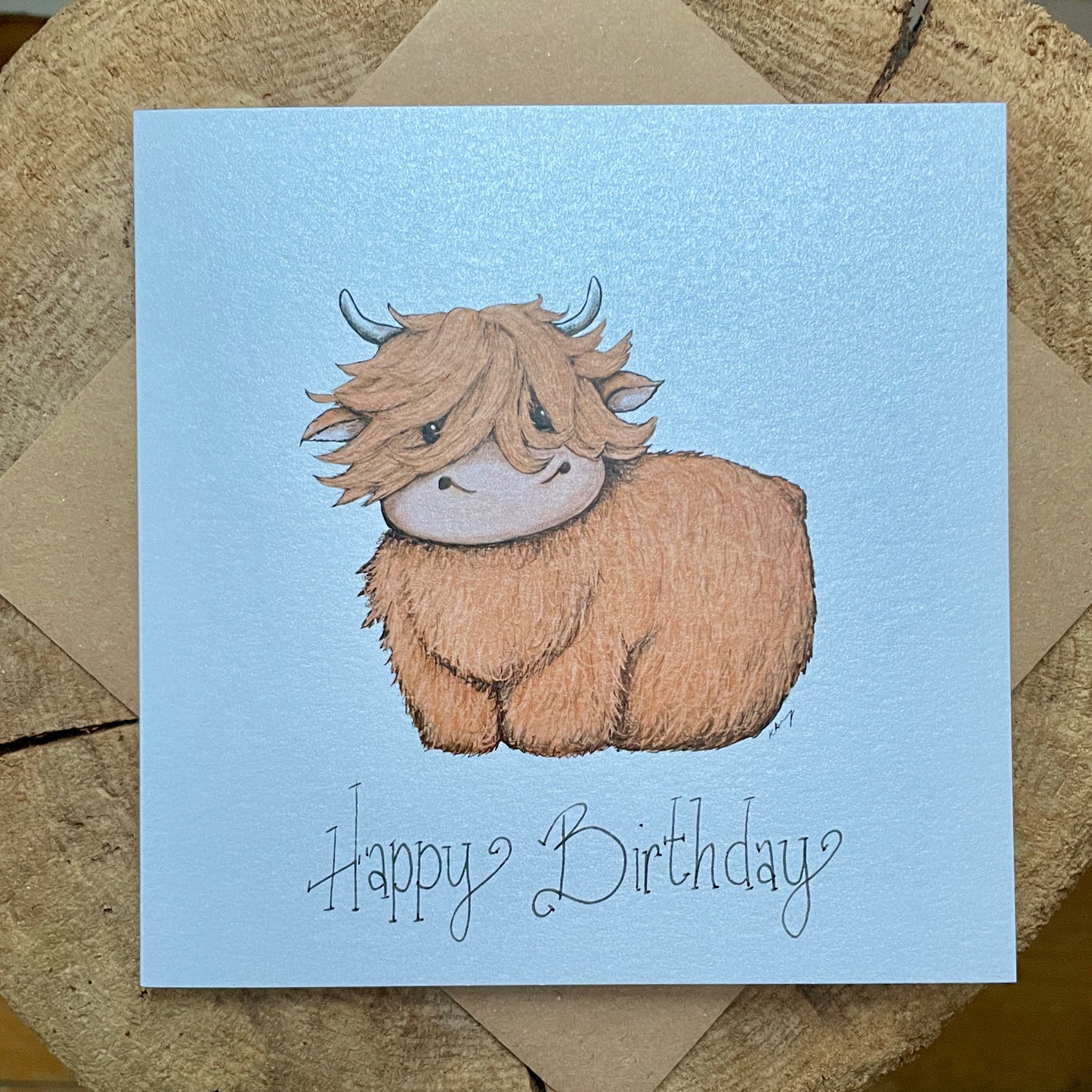 Card~Highland Cow