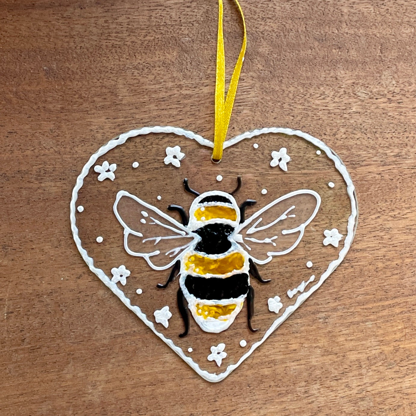 Just Bee~ Heart suncatcher