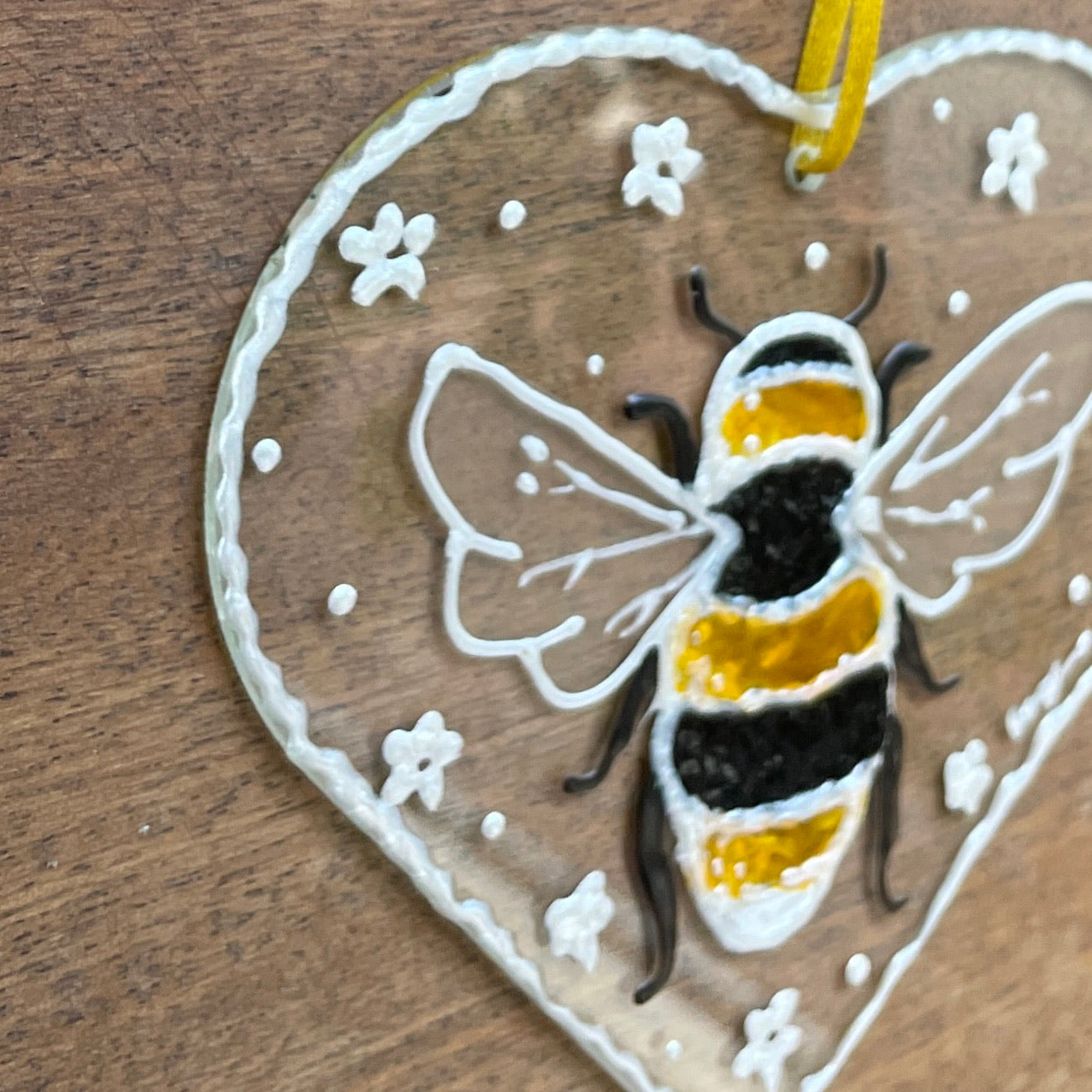 Just Bee~ Heart suncatcher