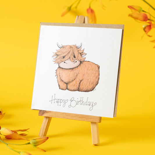 Card~ Highland Cow