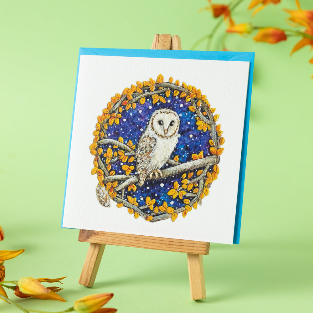 Card~ Barn Owl