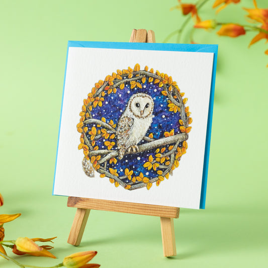 Card~ Barn Owl