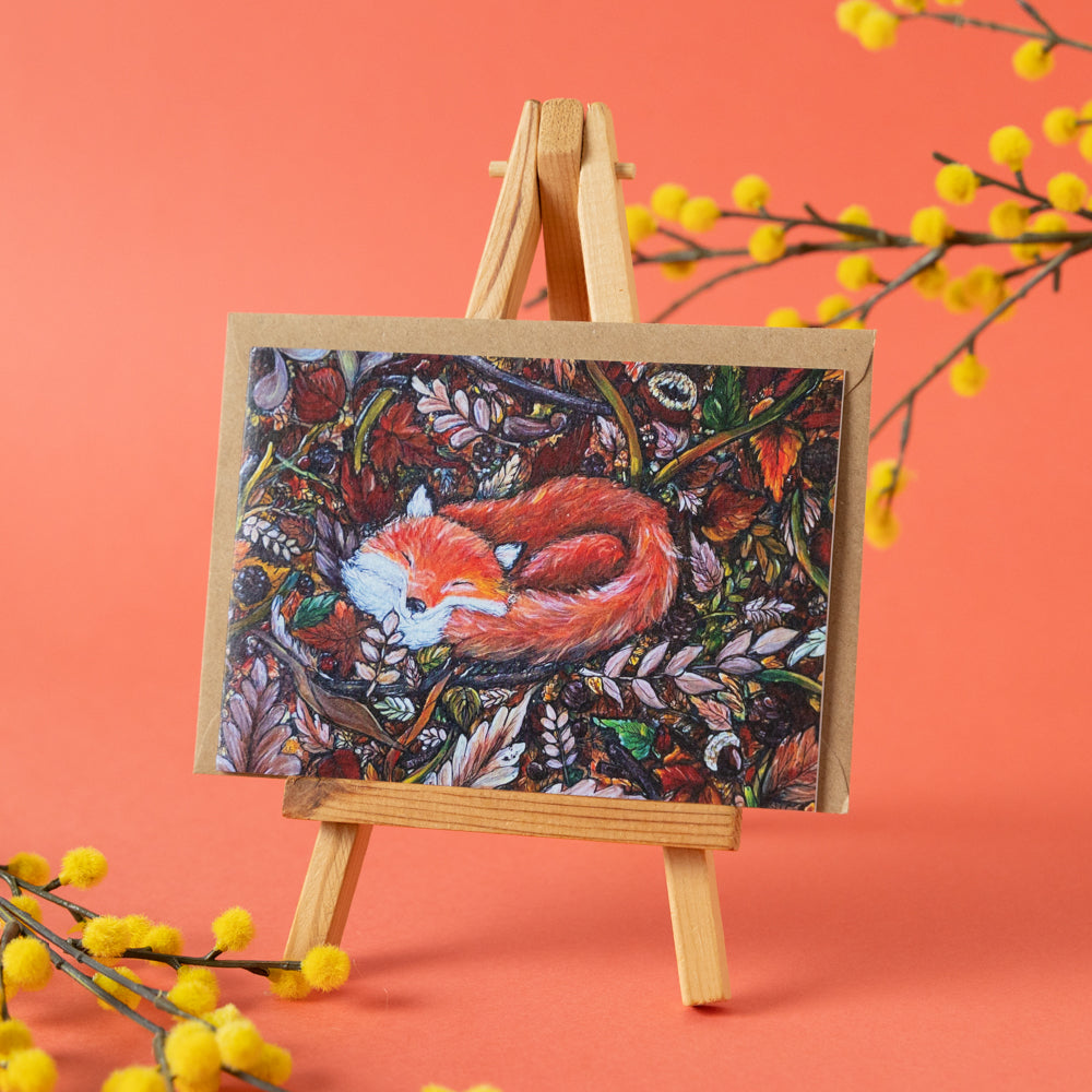Card~ The Snugly Fox