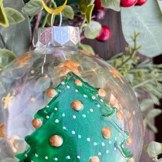 Christmas tree~ Large glass bauble