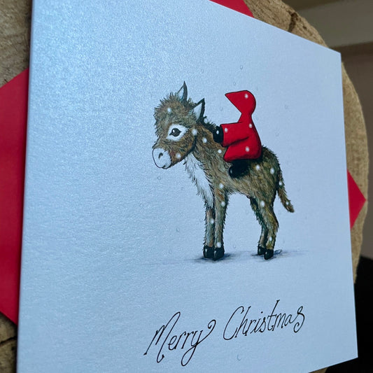 Card~Little Donkey