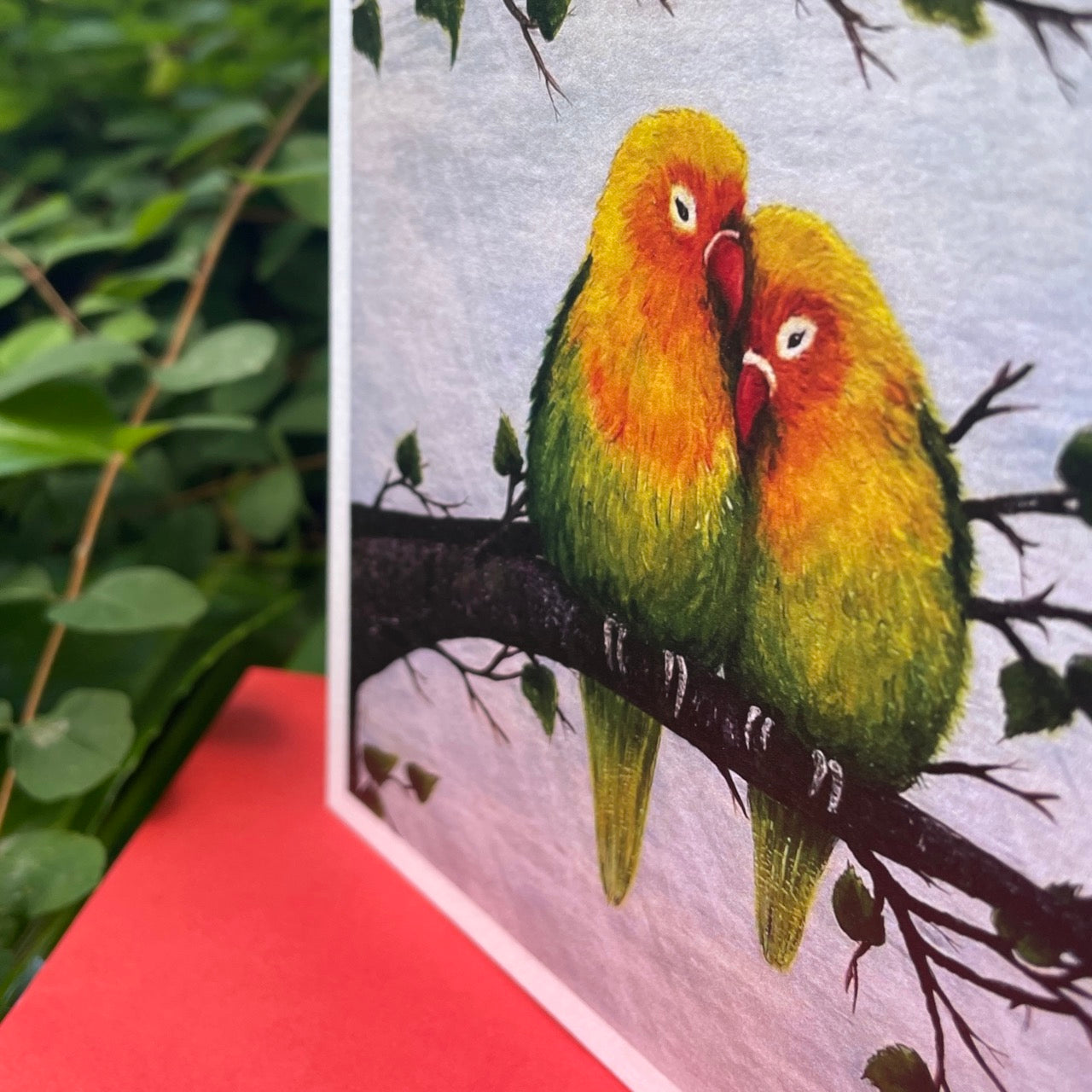 Card~Lovebirds