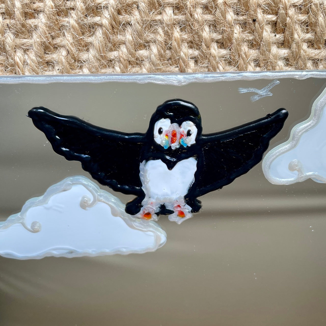 Seaside puffins~ Mirror