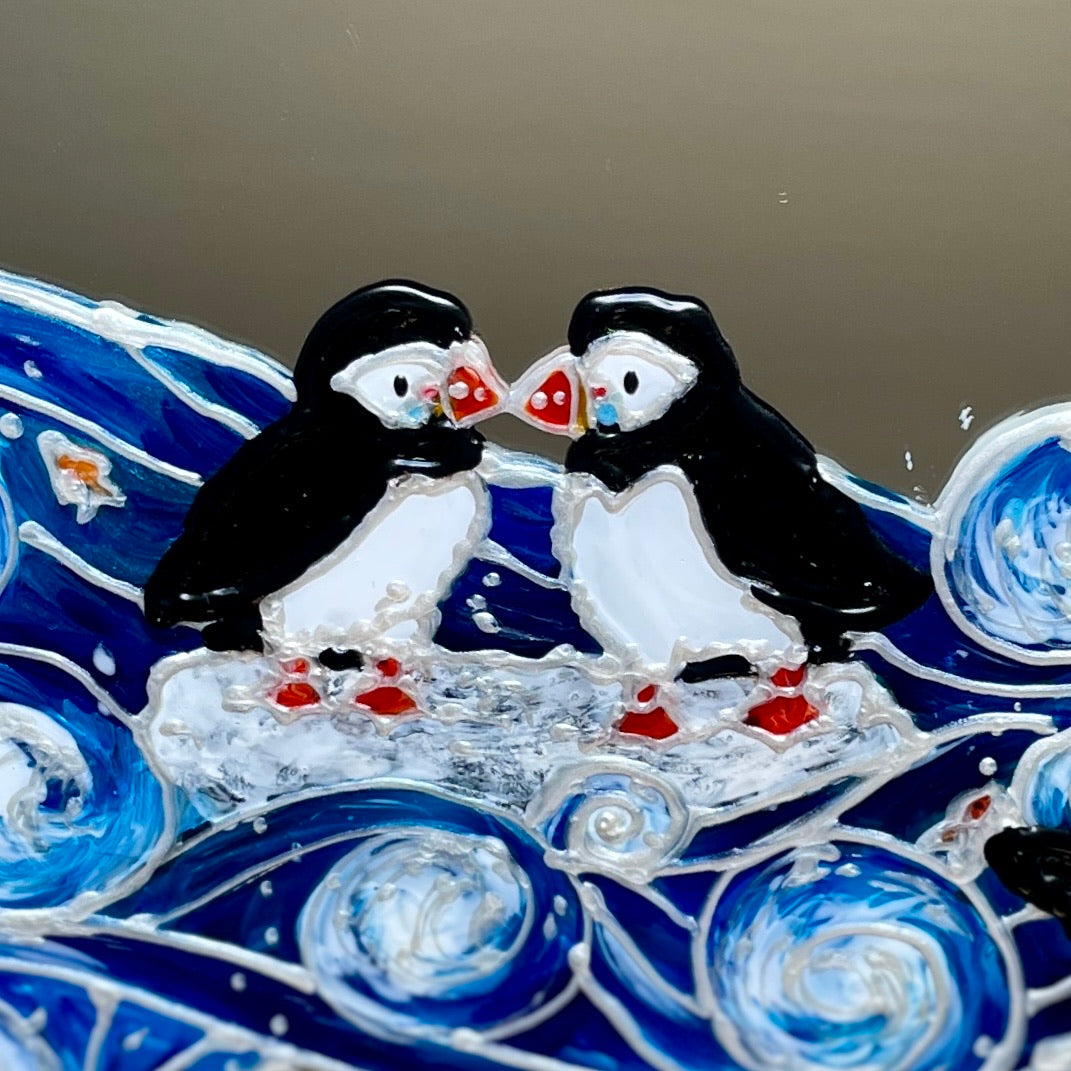 Seaside puffins~ Mirror