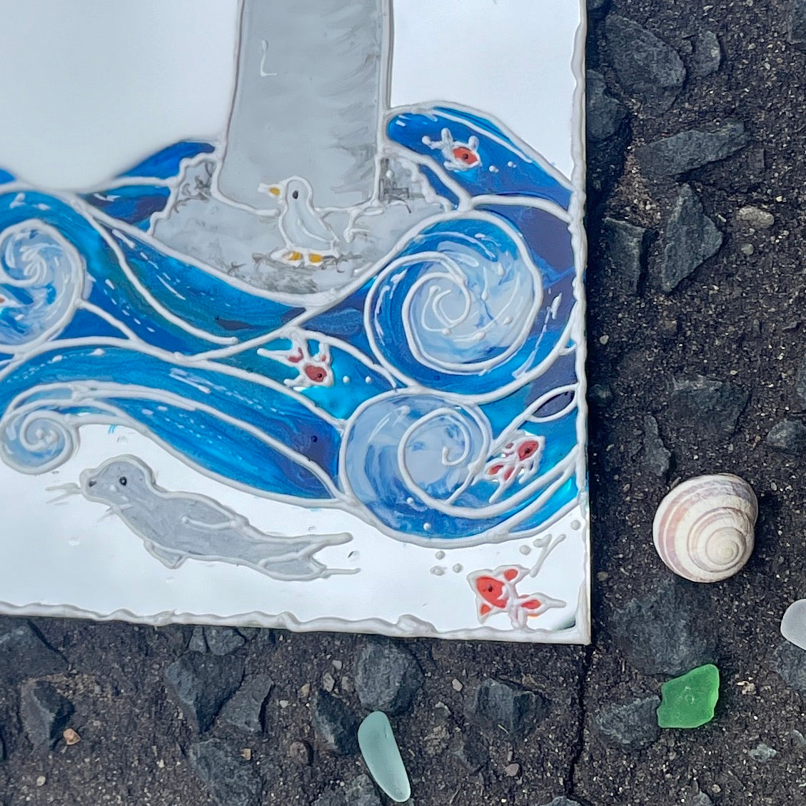 Seaside seagulls~ Mirror