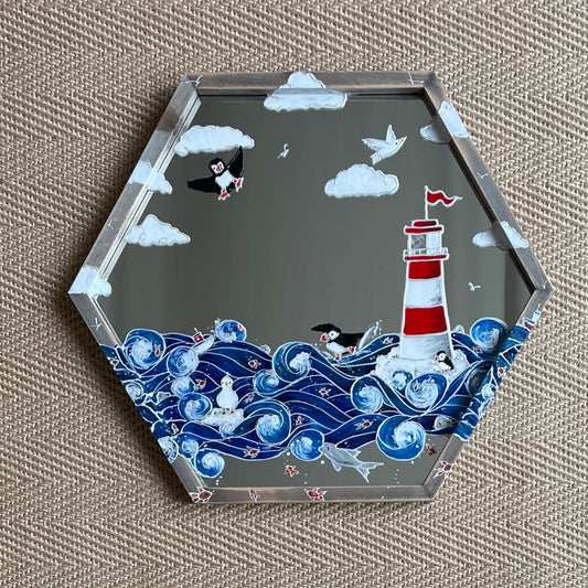 Seaside~ One of a kind mirror