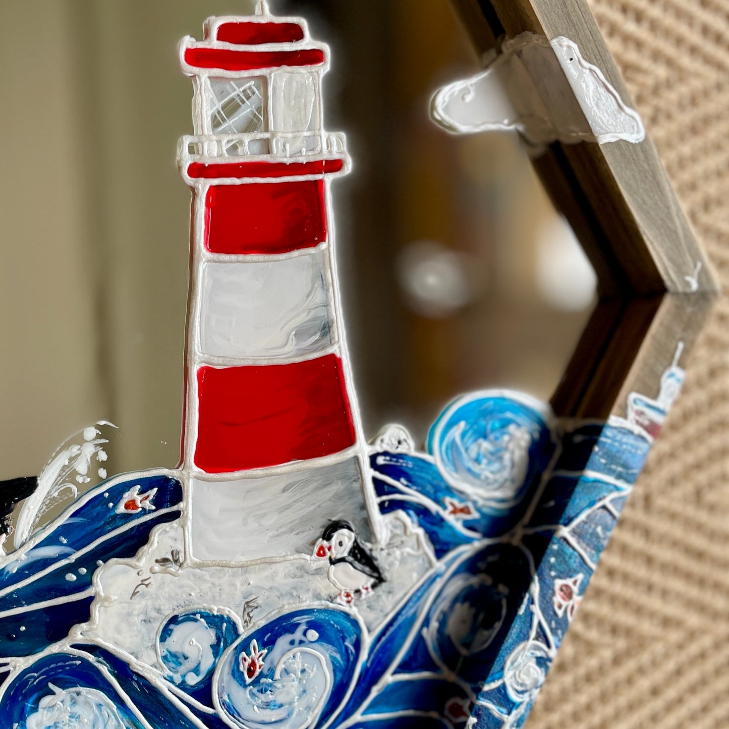 Seaside~ One of a kind mirror