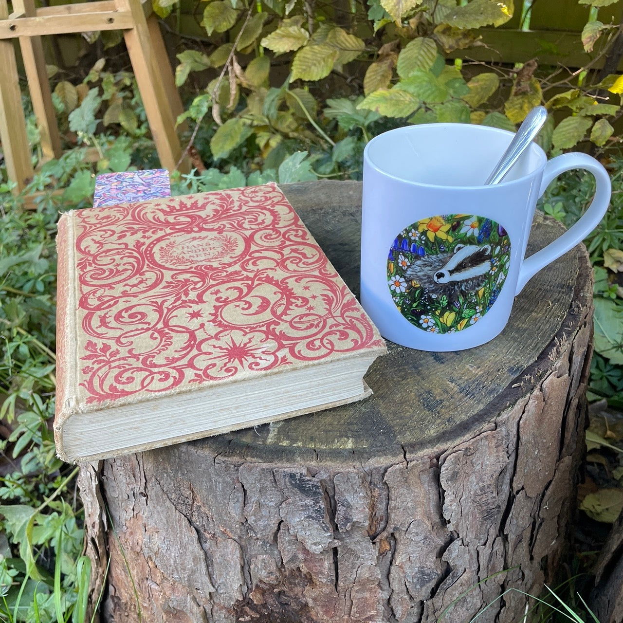 Badger~ Bone china mug