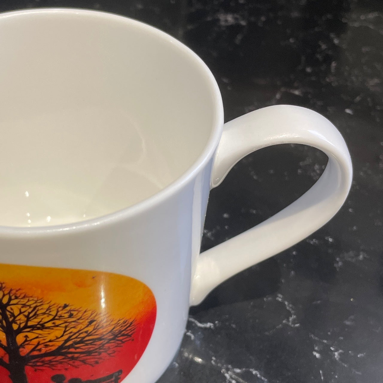 Falling~ Bone china mug