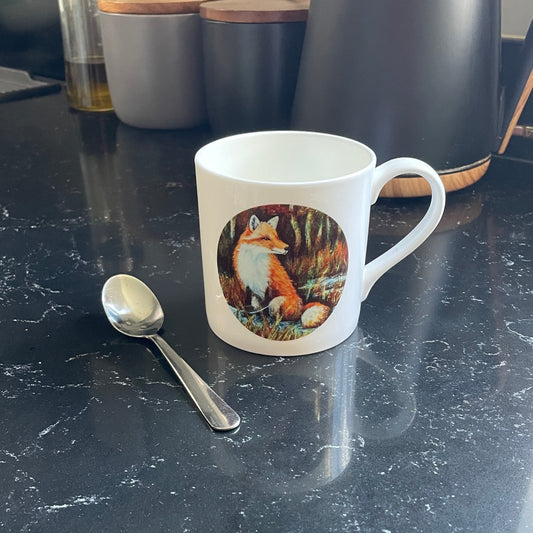 Mr Fox~ Bone china mug