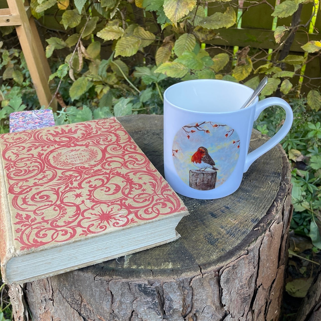 Robin redbreast~ Bone china mug