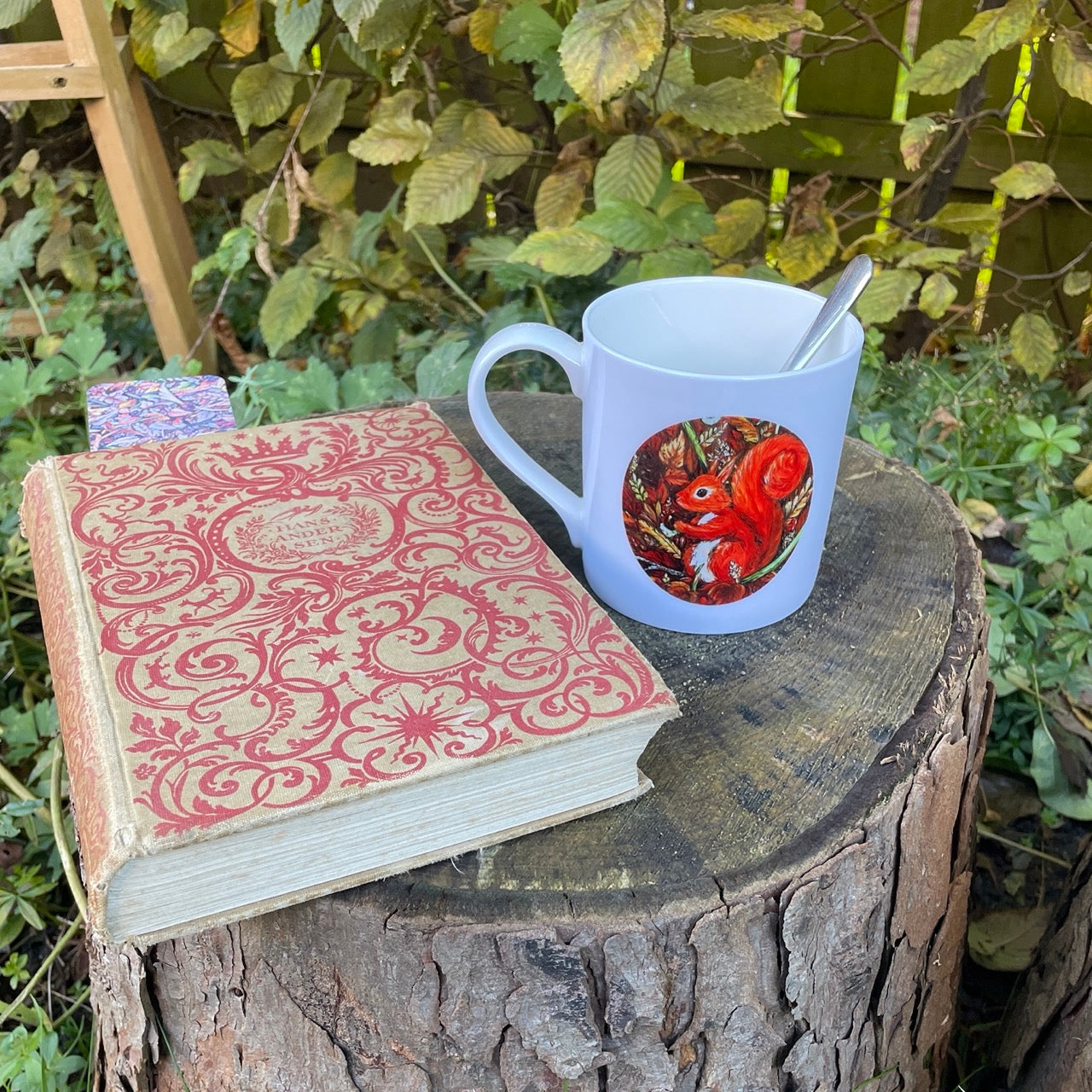 Squirrel~ Bone china mug