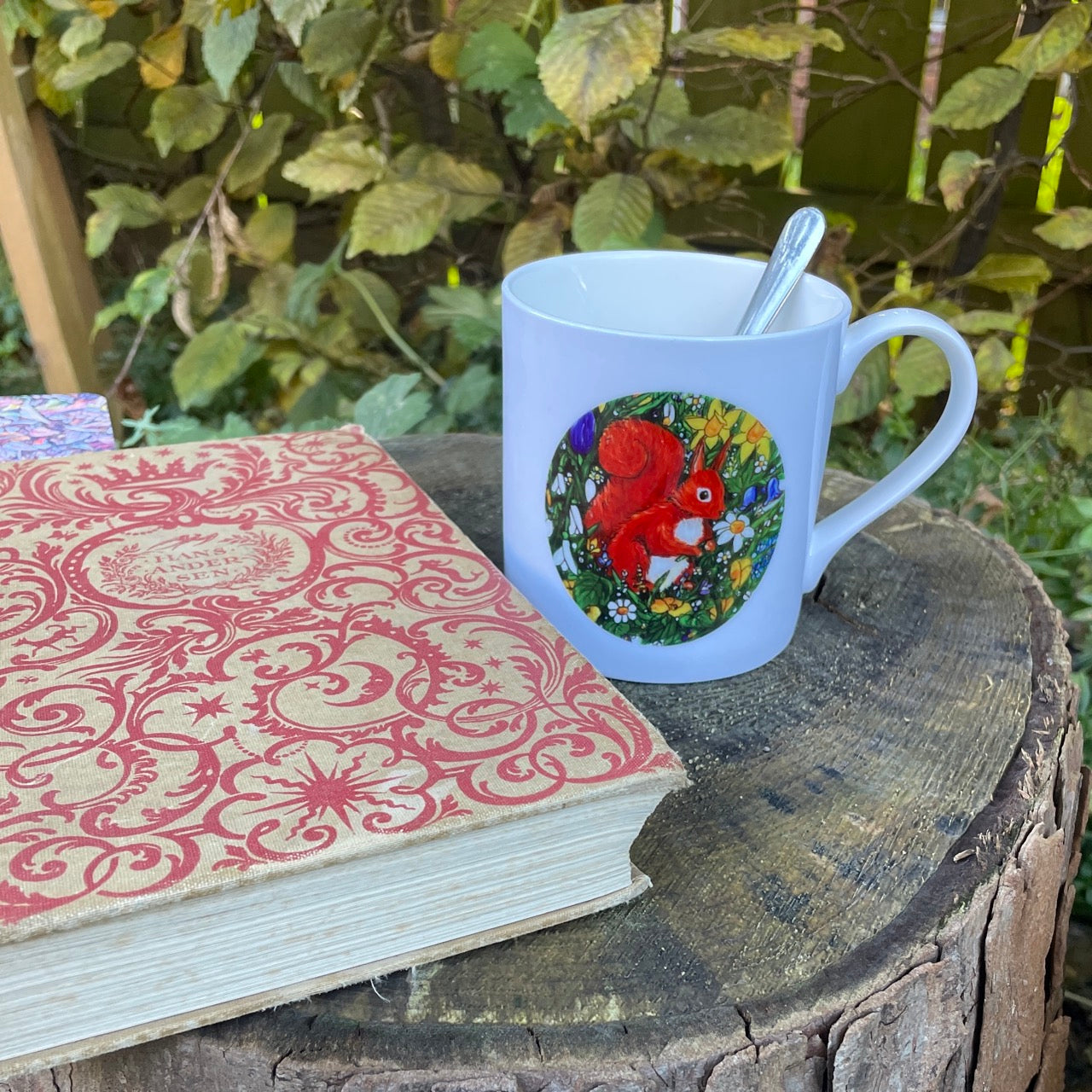 Squirrel~ Bone china mug