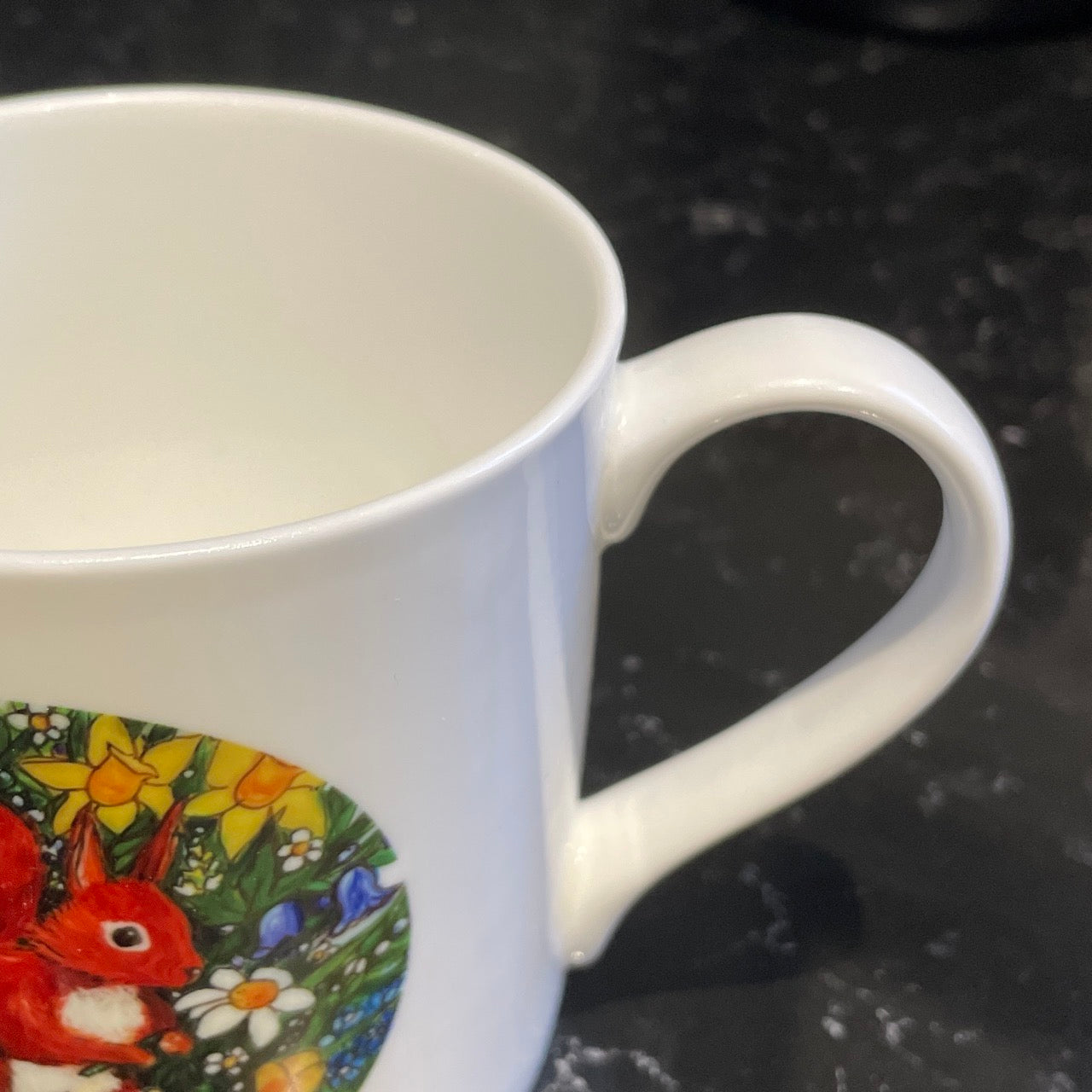 Squirrel~ Bone china mug