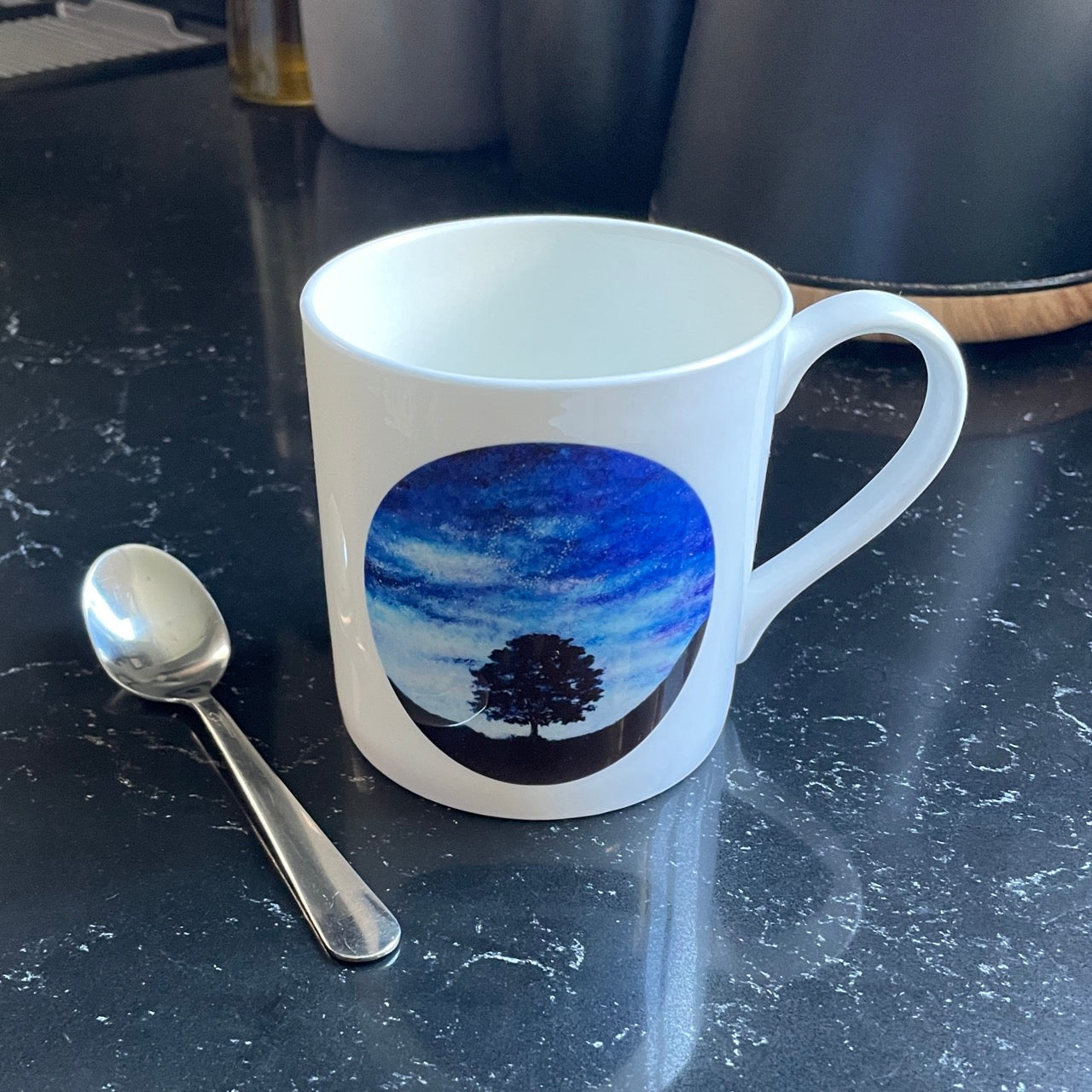 Starry sycamore~ Bone china mug