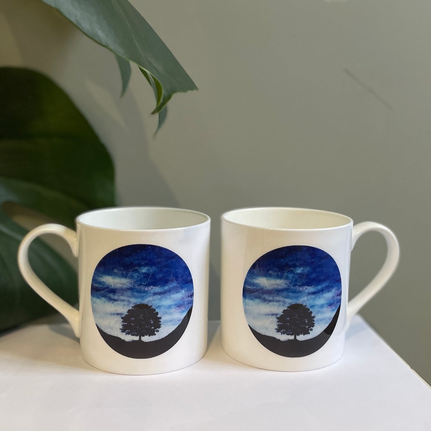 Starry sycamore~ Bone china mug
