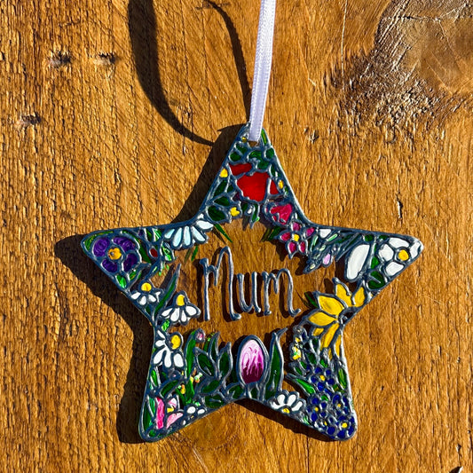 Mum~ Star suncatcher